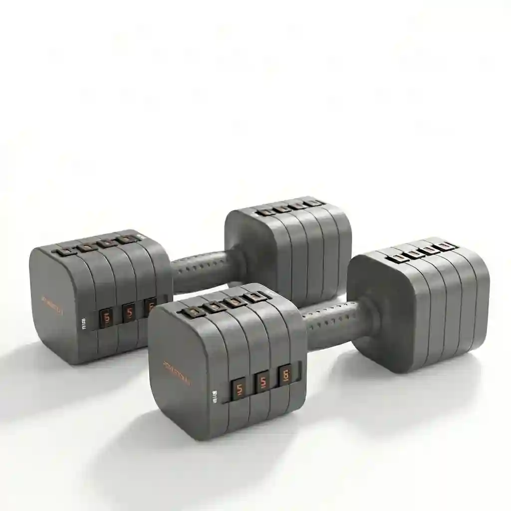 FEIERDUN 5-in-1 Adjustable Dumbbell Set 12/20lbs
